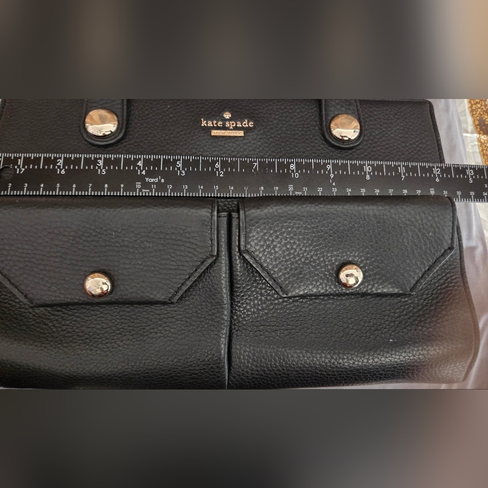 Kate Spade Black Leather Stewart Street Big Boy Tote - Picture 14 of 16